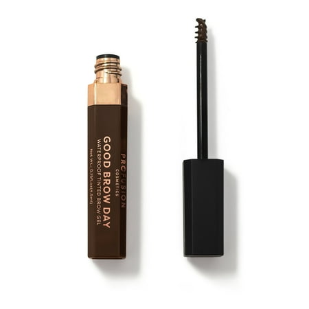 Profusion Cosmetics Good Brow Day Waterproof Tinted Brow Gel for Flawless Eyebrows, Dark Brown