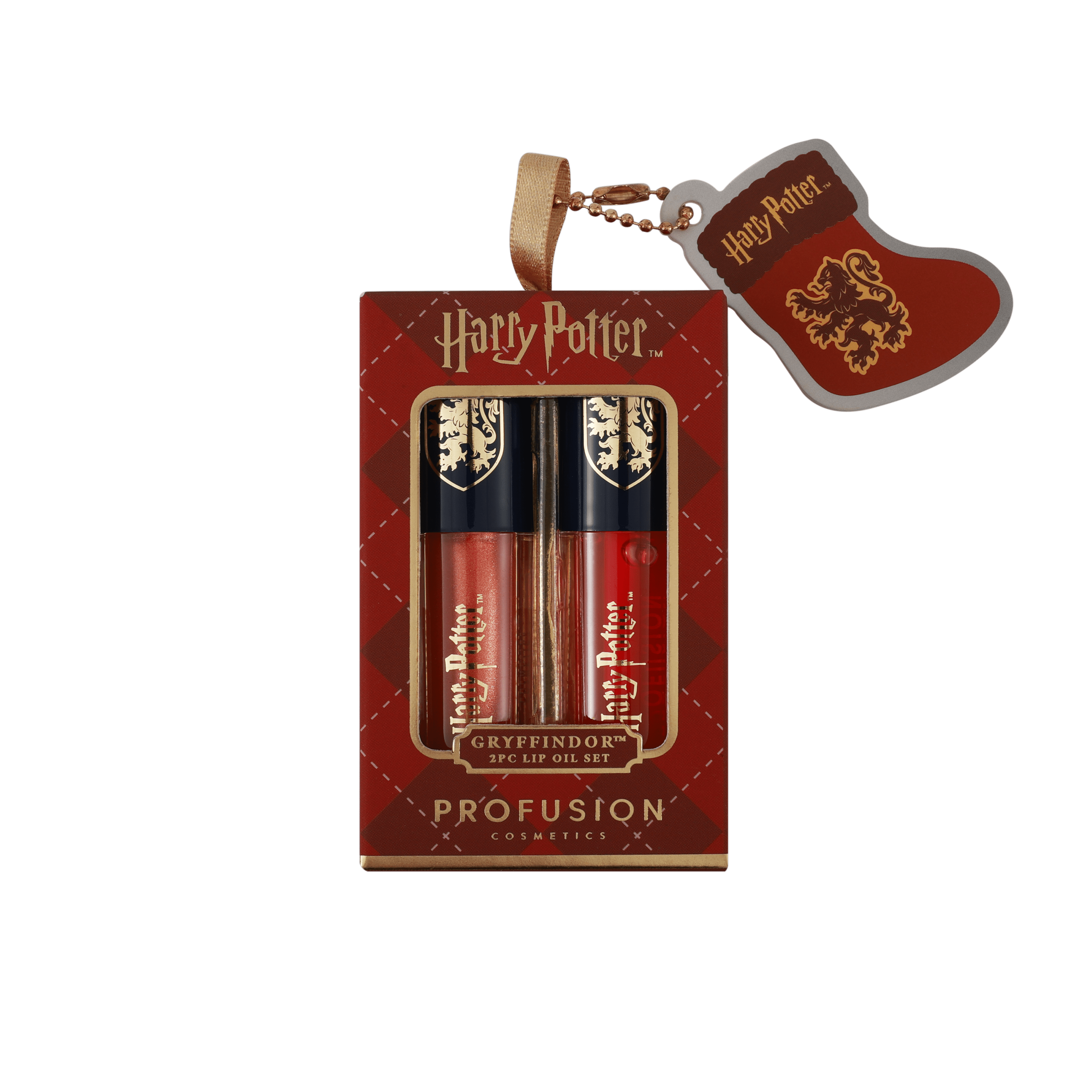 Profusion Cosmetics Harry Potter Holiday Gryffindor 2PC Lip Oil Set