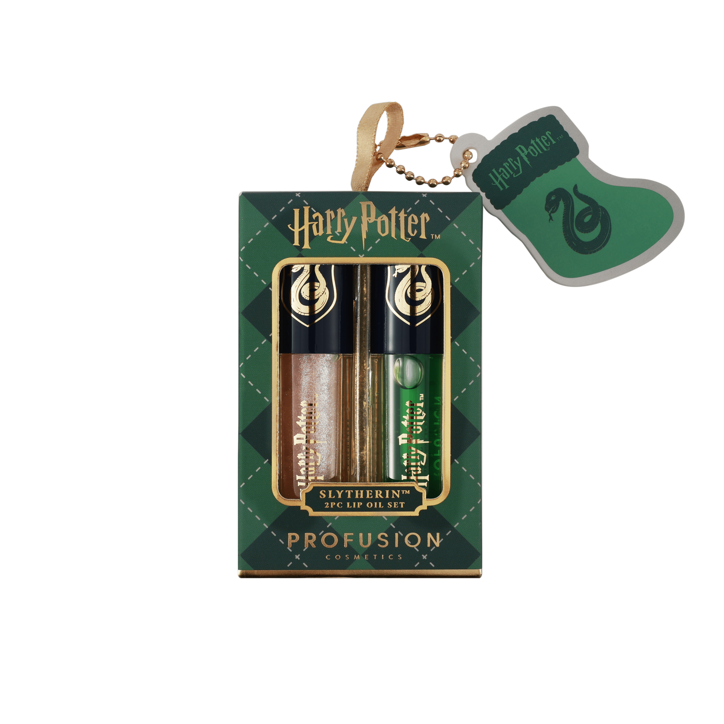 Profusion Cosmetics Harry Potter Holiday Slytherin 2PC Lip Oil Set