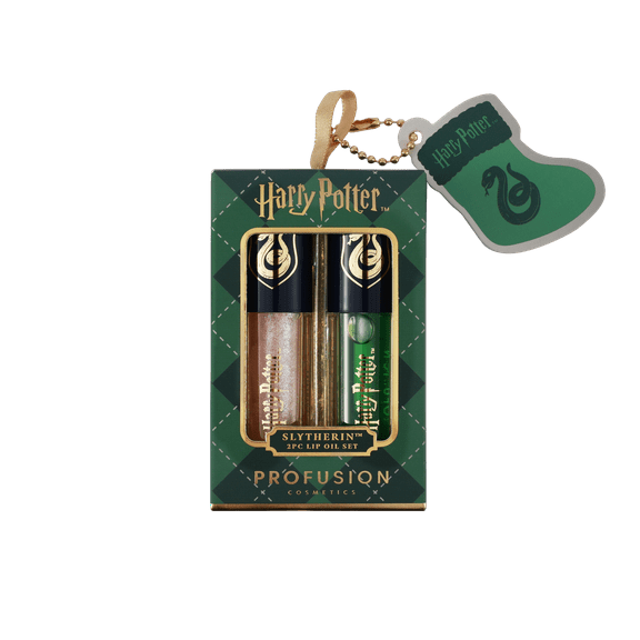 Profusion Cosmetics Harry Potter Holiday Slytherin 2PC Lip Oil Set