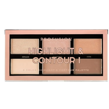 Profusion Cosmetics Highlight & Contour 6 Shade Face Palette