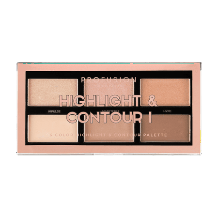Profusion Cosmetics Highlight & Contour 6 Color Palette
