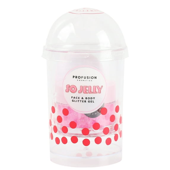 Profusion Cosmetics I Heart Boba So Jelly Face & Body Glitter - Dragon Fruit Jelly 0.1 oz