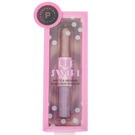 Profusion Cosmetics I Heart Boba Swirl Liquid Eyeshadow Duos - Ube Swirl 0.63 oz