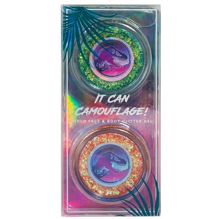 Profusion Cosmetics Jurassic World It Can Camouflage! Holo Face & Body Glitter Gel - Indominus Rex / Genetic Miracle .1 oz