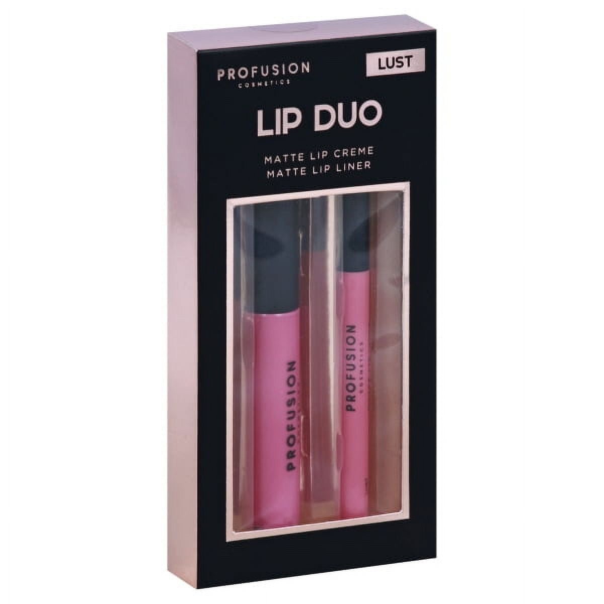 Profusion Cosmetics Lip Duo Soft Matte Lip Creme & Lip Liner Lust