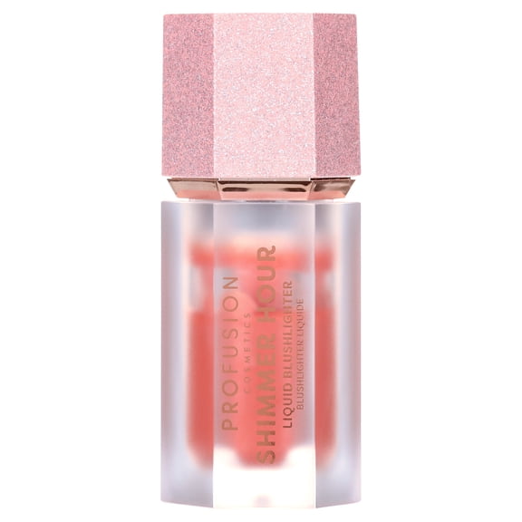 Profusion Cosmetics Liquid Blush Hour Shimmer, Cream to Soft Matte Finish, Long-Wearing and Richly Pigmented, Strawberry Mimosa