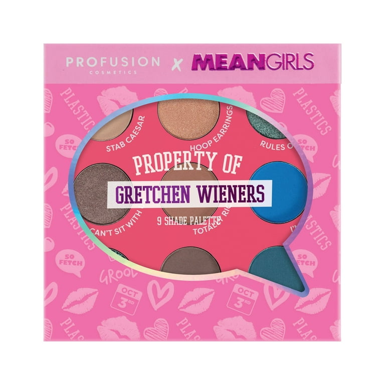 Profusion Cosmetics Mean Girls 9 Shade Palette - Property Of