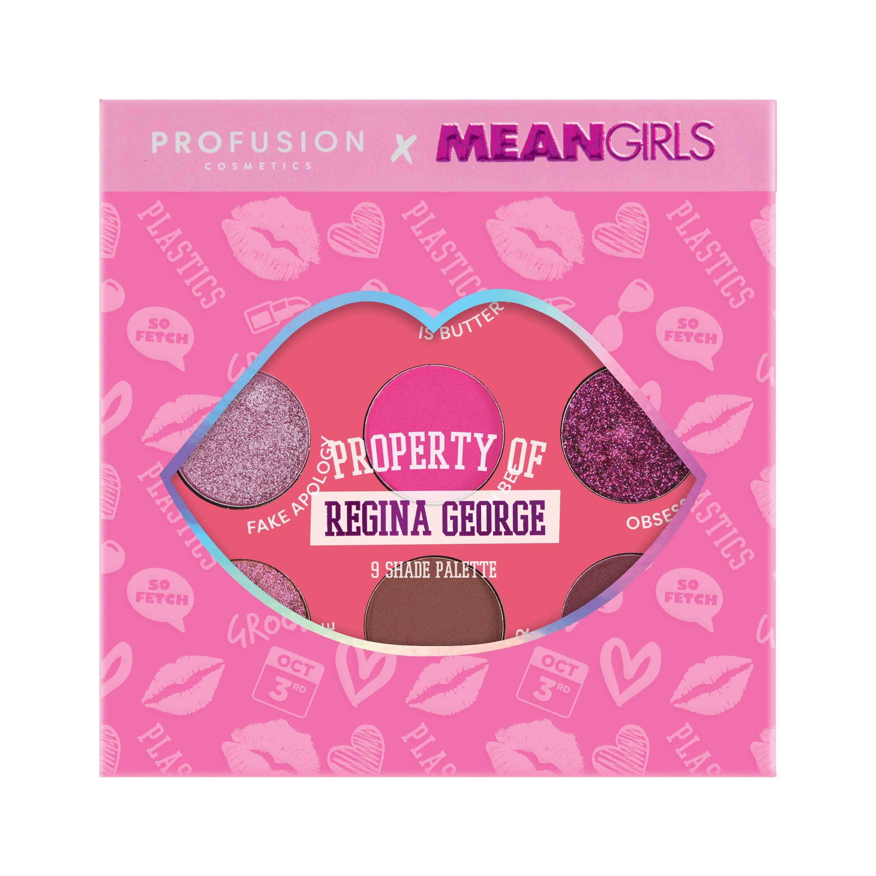 Profusion Cosmetics Mean Girls 9 Shade Palette - Property Of