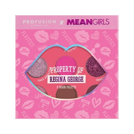 Profusion Cosmetics Mean Girls 9 Shade Palette - Property Of Regina George3.5 oz