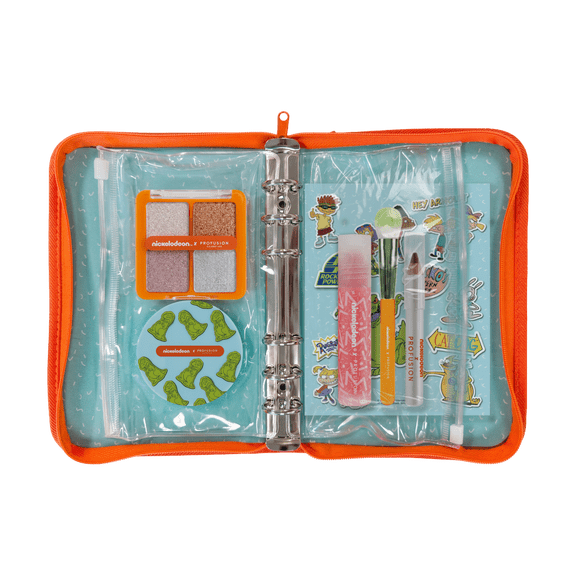 Profusion Cosmetics Nick 90s Totally Throwback 7PC Beauty Kit with All-In-One Makeup Set