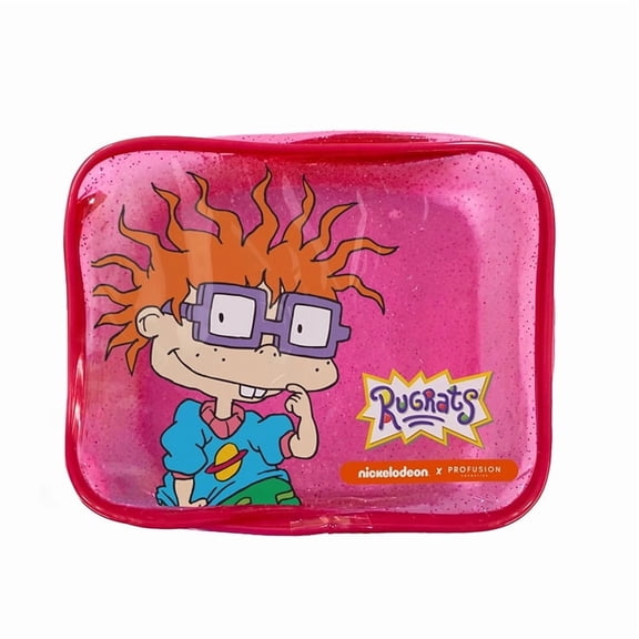 Profusion Cosmetics Rugrats Cosmetic Bag, Travel Makeup Pouch with Matching Keychain Set