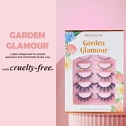 Profusion Cosmetics Petal Perfect 5 Pairs Faux Mink Lash Set - Soft, Fluffy, Reusable False Eyelashes for Natural to Dramatic Looks, Vegan & Cruelty-Free