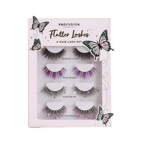 Empowered Butterfly | Flutter Lashes 4 pair Lash Set