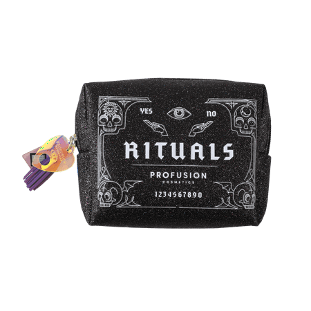 Profusion Cosmetics Rituals Cosmetic Bag with Face Gems