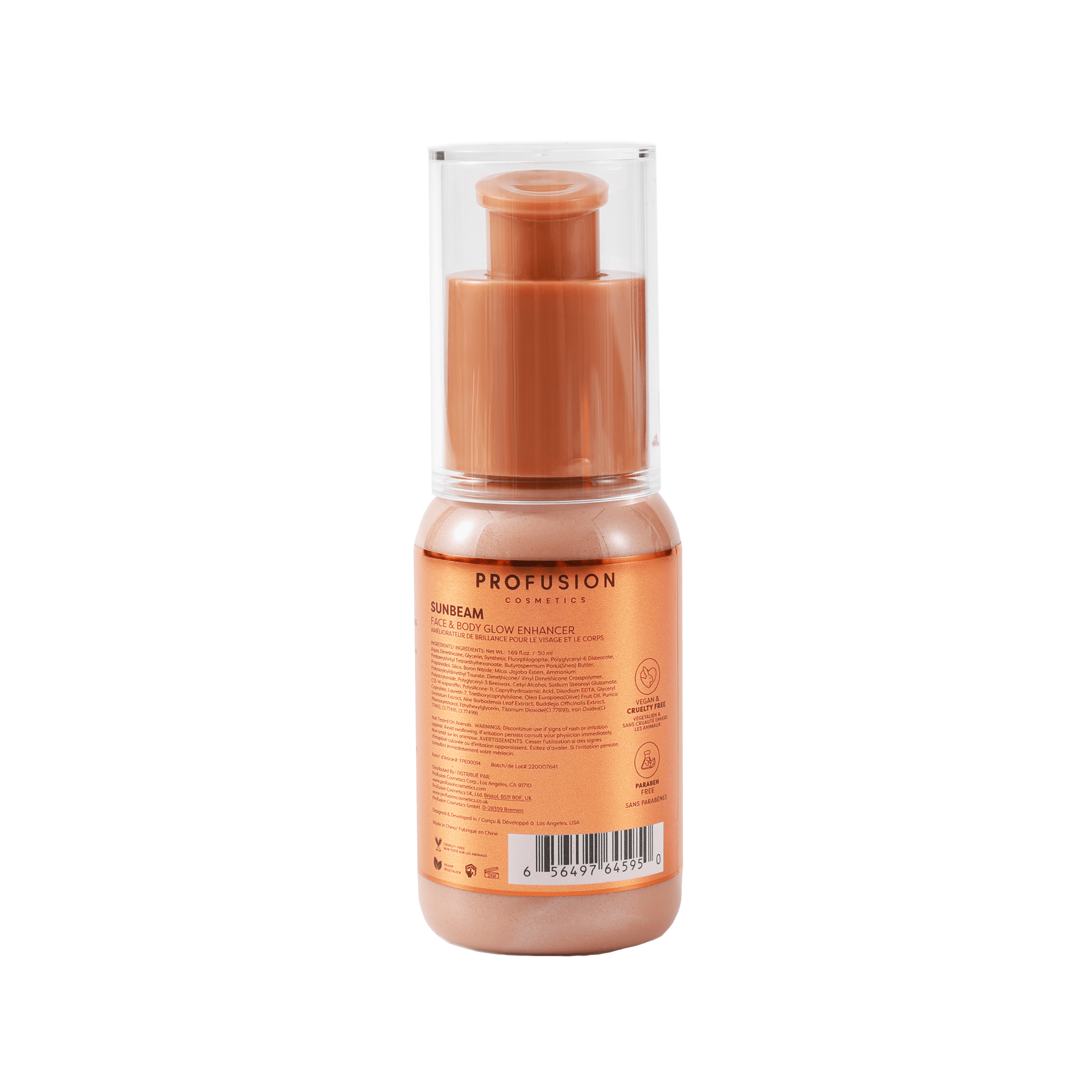 Profusion Cosmetics Sunbeam Face & Body Glow Enhancer