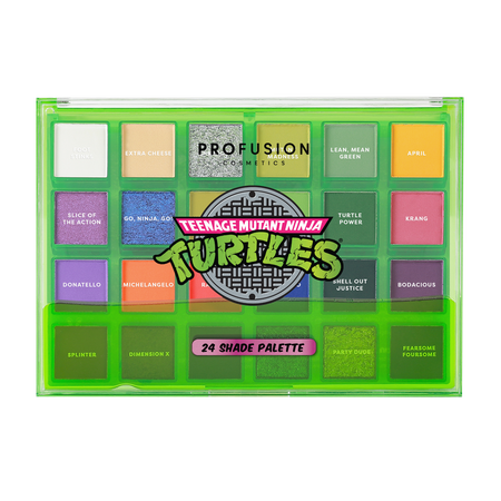 Profusion Cosmetics Teenage Mutant Ninja Turtles 24 Shade Eyeshadow Palette