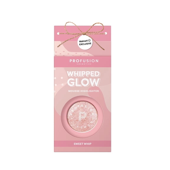 Profusion Cosmetics Whipped Glow Highlighter, Smooth Blendable Formula for Long-Wearing Radiant Glow & Buildable Shimmer Finish, 0.09 oz, Sweet Whip