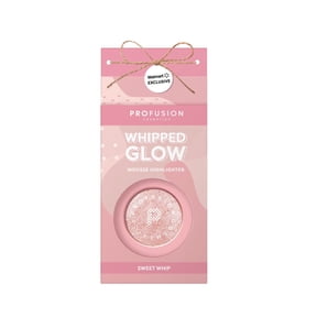 Profusion Cosmetics Whipped Glow Highlighter, Smooth Blendable Formula for Long-Wearing Radiant Glow & Buildable Shimmer Finish, 0.09 oz, Sweet Whip