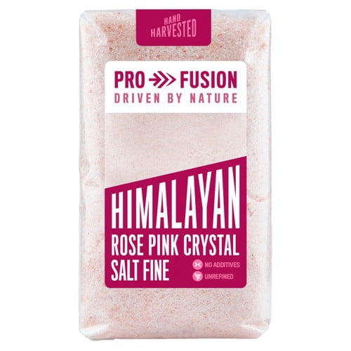 Profusion Himalayan Rose Pink Salt Fine 500g, British Import (Pack of 2)
