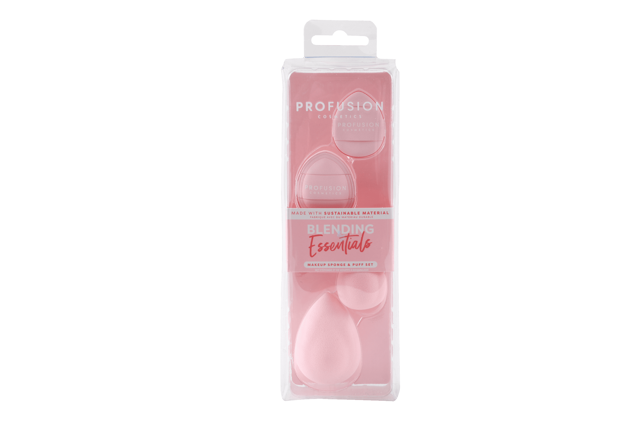 Profuson Cosmetics Blending Essentials Makeup Sponge & Puff Set