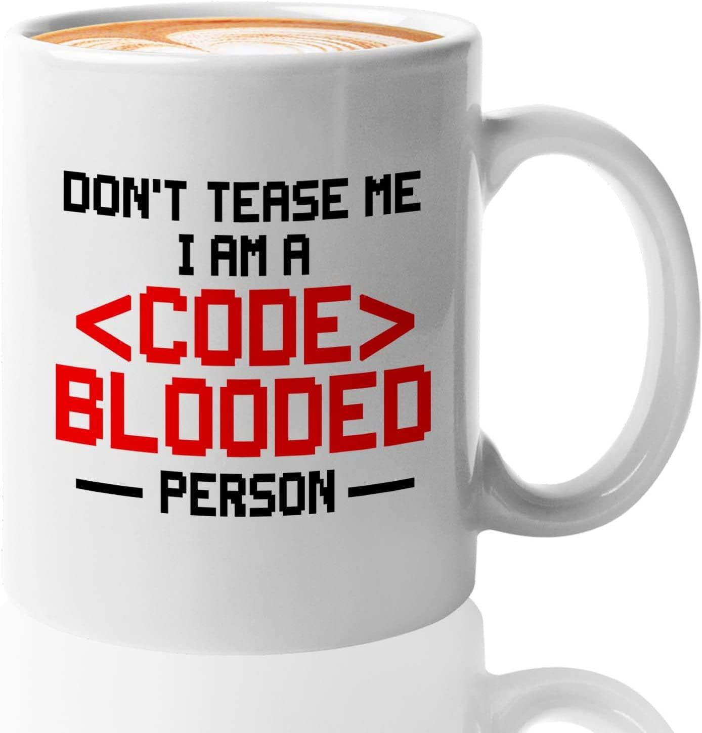 Progammer Mug White 11oz - Code Blooded Person - Programmer Debugging ...