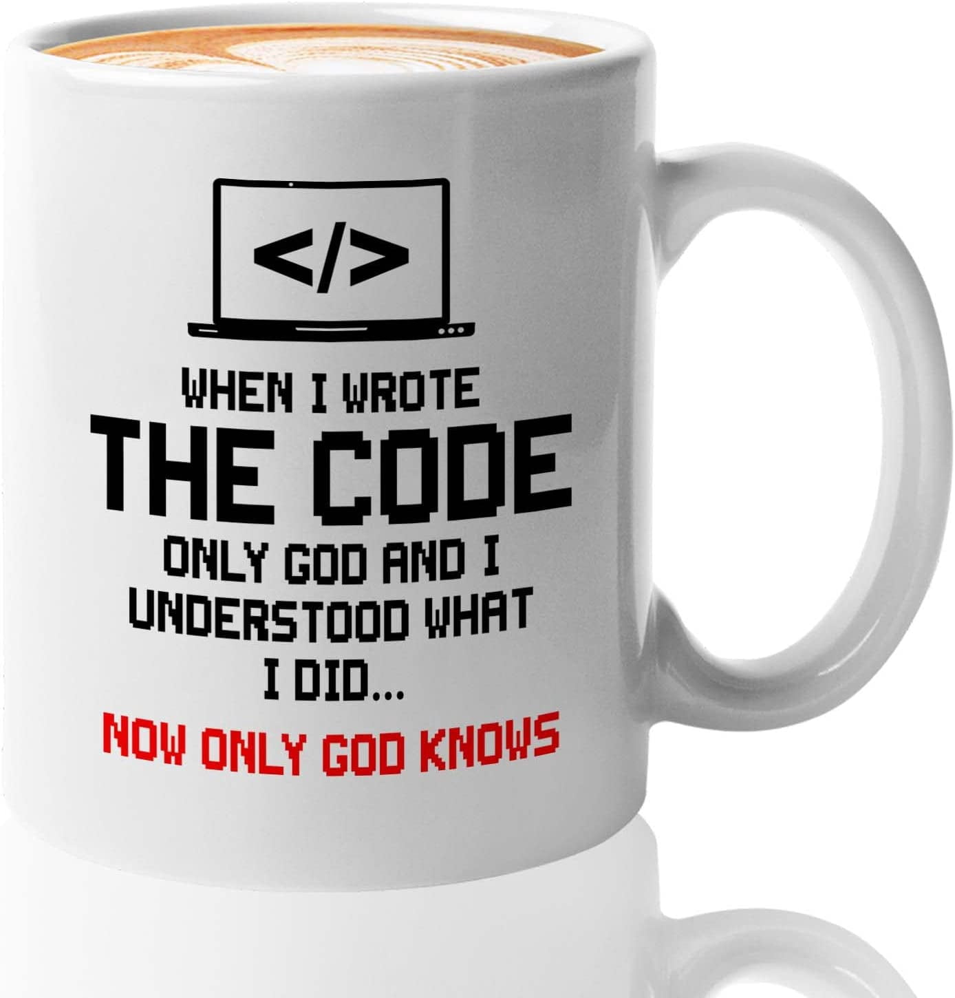 Progammer Mug White 11oz - When I Wrote The Code - Programmer ...