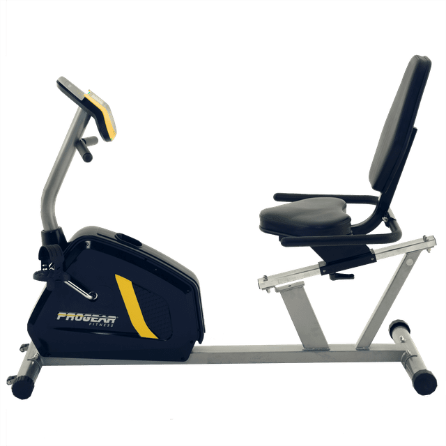 Progear Easy "Step Thru" Magnetic Recumbent Exercise Bike and Mycloudfitness App