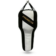 Progear Heavy Angle Punching Bag Filled Black White Filled