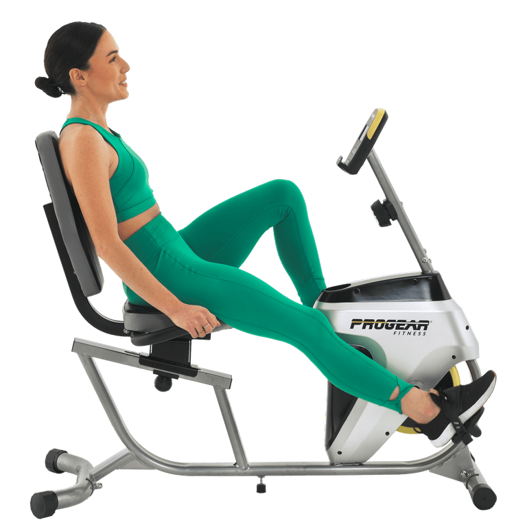 Free Shipping Progear Recumbent Exercise Bike Magnetic Tension Step Thru Design Mycloudfitness App Walmart