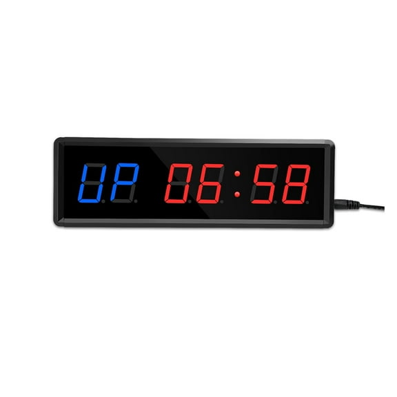 Progmable Remote Control LED Timer Interval Timer Garage Timer Sports Training Clock Gym Timer ,Multi-Functional