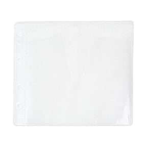 Progo White CD, DVD and Blu-Ray Disc Double-Sided Plastic Sleeves with Non-Woven Fabric for CD, DVD and BluRay Disc Storage, Refill Insert CD Wallets, 100 Pack (200 pcs Discs Capacity).