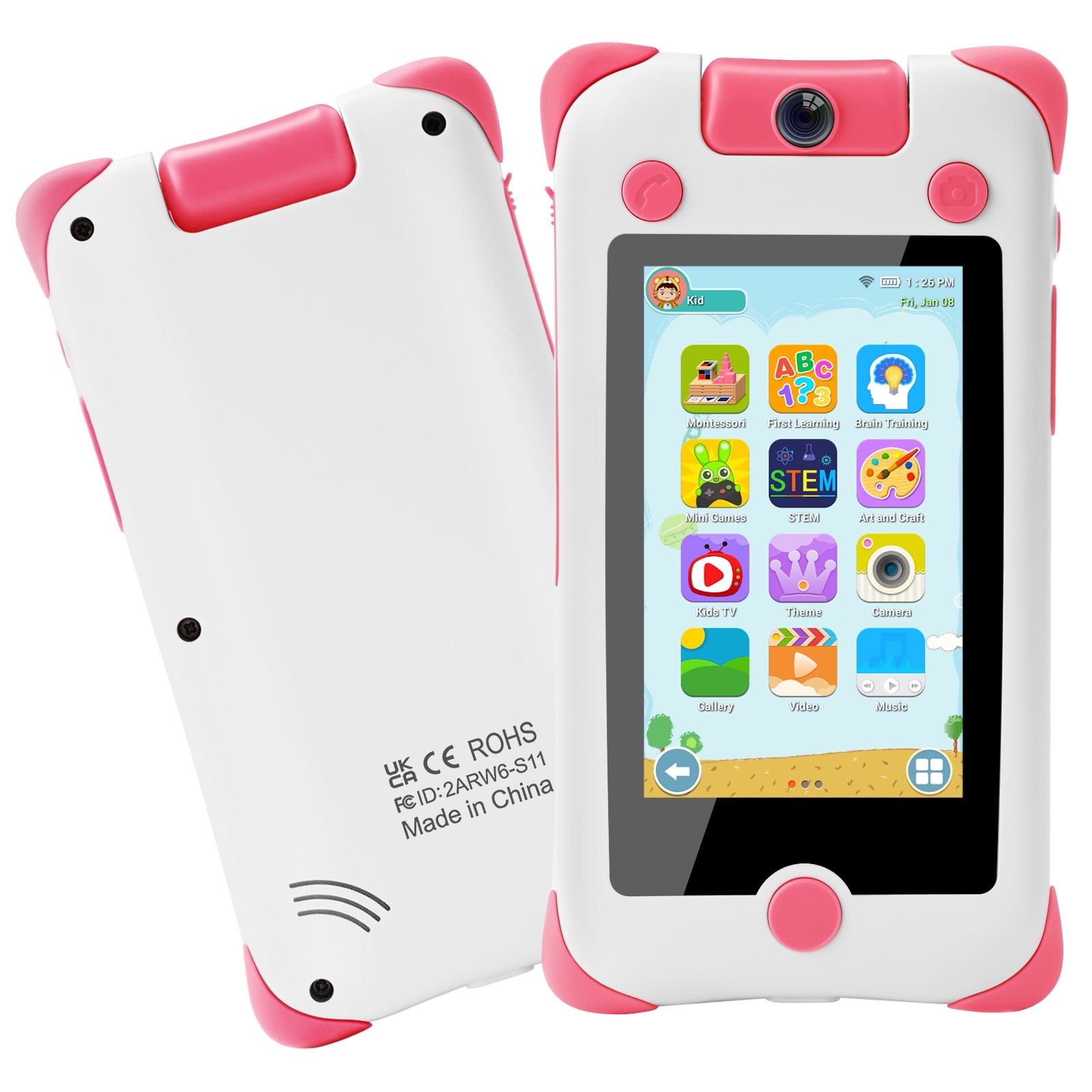 Kids Smart Phone for Girls Touchscreen Kids Phone Unicorn Gifts for Girls  Age 6-8 with Dual Camera Music Game Learning Toy Phone Christmas Birthday