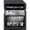 thumbnail image 1 of Prograde Digital 64GB SDXC UHS-II U3 Class 10 V90 Cobalt Memory Card, 1 of 2