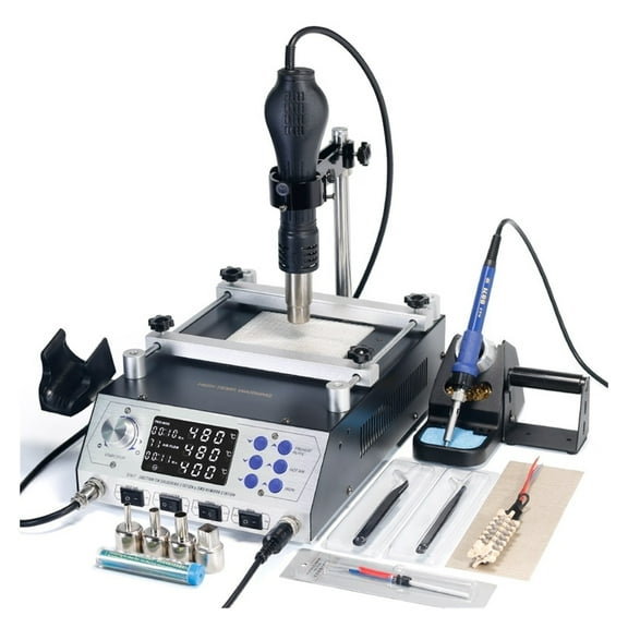 Program -Controlled Automatic BGA Rework Station Preheating Hot Air Gun Desoldering Soldering Iron Soldering Station ,Complete Set