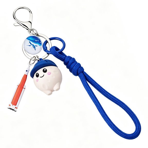 Artificer Crafted Cosmic Keychain with Accurate Earth Copy Planetary Keyring Charm Ideal for Astronomy Love