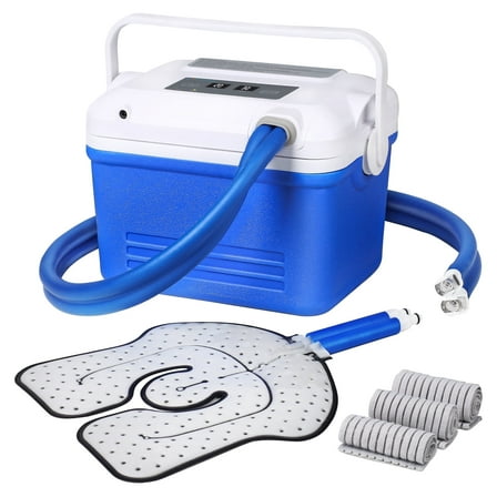 Programable Ice Machine, Post-Surgery Continuous Cold Pack, Universal Pad for Knee, Ankle, Cervical, Back, Leg and Hip