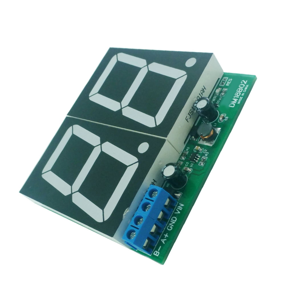 Modbus Led Board Programmable 1.8 Inch RS485 Modbus Digital LED Module for PLC, DC12V ...