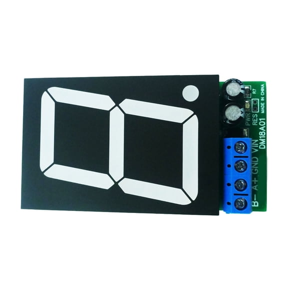 Programmable 1.8 Inch RS485 Modbus Digital LED Module for PLC, DC12V 24V, Temperature and Humidity Readout