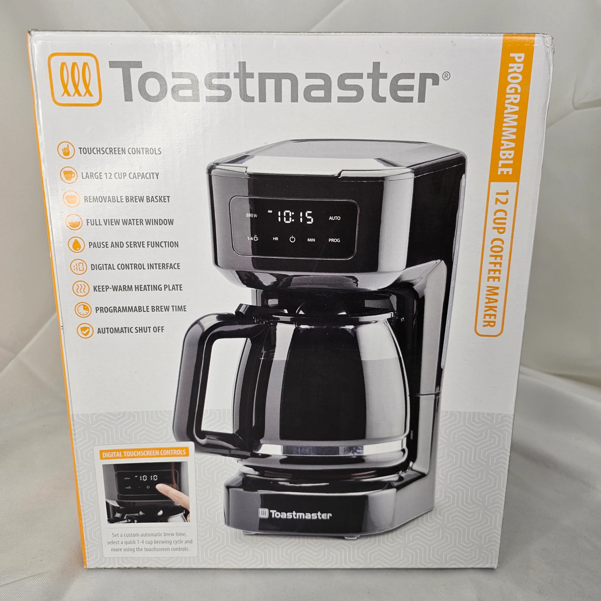 Programmable 12 Cup Coffee Maker Toastmaster TM131CM
