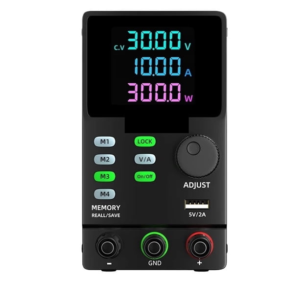 Programmable Adjustable Power Supply, DC Power Supply For Computer Communication,Edit Stored Data ,Stable Output