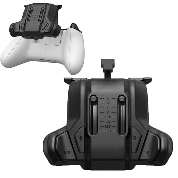 Programmable Back Paddles for Xbox Series X / S Controller, Macro Mapping Turbo Function, Type-C Wired Attachment with 3.5mm Audio Jack