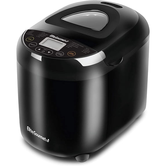 Programmable Bread Maker 2 lb Loaf 3 Sizes 19 Presets Including Gluten-Free Dough and Jam Delay Timer Black Bestseling