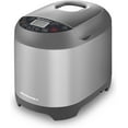 thumbnail image 1 of Programmable Bread Maker Machine with 3 Loaf Sizes and 19 Menu Functions, 2 lb Capacity, Stainless Steel Bestseling, 1 of 6