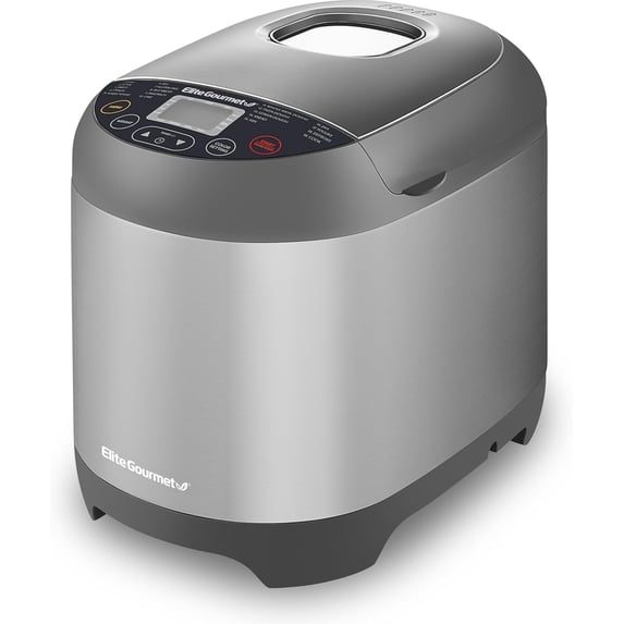 Programmable Bread Maker Machine with 3 Loaf Sizes and 19 Menu Functions, 2 lb Capacity, Stainless Steel Bestseling