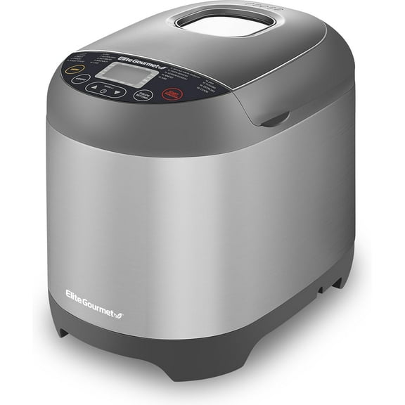 Programmable Bread Maker Machine with 3 Loaf Sizes and 19 Menu Functions, 2 lb Capacity, Stainless Steel Bestseling
