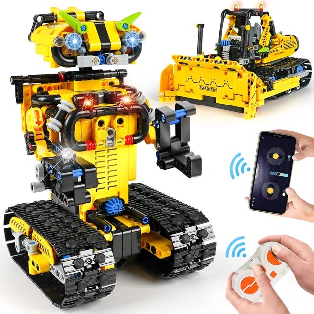Programmable Building Toy 2in1 Technik Remote Controlled Robot 730PCS