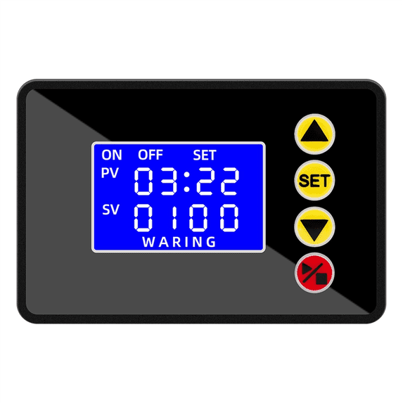 Programmable Digital Switch Relay Control Time Controller Delay Relay Cycle Timing On/ DC 12V