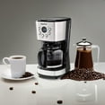 thumbnail image 1 of Programmable Drip Coffee Maker - 12 Cups LCD Display Stainless Steel Design, 1 of 9