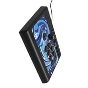 Programmable Fighting Joystick USB Wire Controller Blue Consoles Rapid Response Simple Operate for Multiple Device
